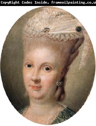 Matthieu, Georg David Portrait of Louise of  Altenburg